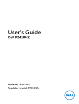 Dell P2418HZ User manual