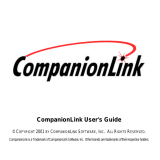 CompanionLink Software COMPANIONLINK Owner's manual