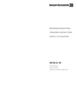 Beyerdynamic MCW-D 50-9 User manual