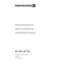 Beyerdynamic DT 790.00, open ends User manual