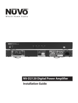Legrand Digital Power Amplifier D2120 Manual (PDF) Installation guide