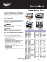 Vollrath Display Cabinets, Heated User manual