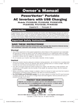 Tripp Lite PowerVerter® Portable AC Inverters Owner's manual