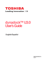 Toshiba PA3927U-1PRP dynadock U3.0 User guide