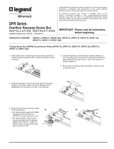 Legrand OFR48-4 Operating instructions