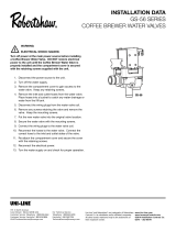 Robertshaw GS-56 Series Coffee Brewer Water Valves User manual