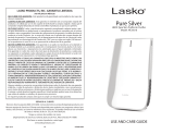 Lasko HF25610 User manual