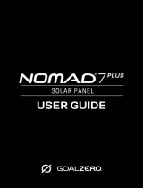 Goal Zero Nomad 7 User manual