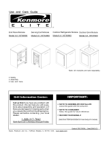 Kenmore Elite 141.16732900 Owner's manual