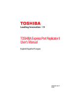 Toshiba Express Port Replicator II User manual