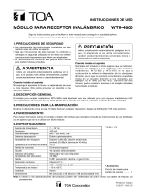 Optimus WTU-4800 User manual