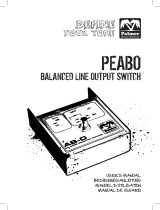 Palmer PEABO Switcher User manual