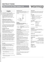 Warmup UCCG-4991 Floor Heating Thermostat Installation guide