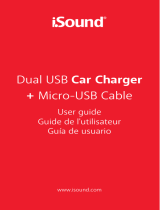 iSound Dual USB Car Charger & Cable User guide