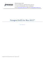 Paragon ExtFS ExtFS for Mac OS X User manual