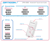 Opticon OPN-4000 Quick start guide