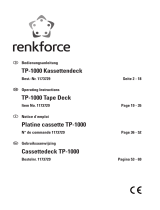 Renkforce TP-1000 Owner's manual
