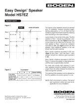 Bogen HS7EZ User manual