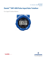 Daniel Flow Accessories-DRT-899 Pulse Input Rate/Totalizer User manual