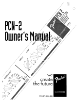 Fender PCN 2 Owner's manual