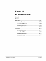Eurotherm PC 3000 Function Blocks - Bit Manipulation Owner's manual