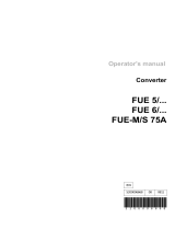 Wacker Neuson FUE 6/042/200 US User manual