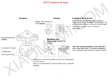 Xiaomi Mi PTZ camera for Mi Drone User manual