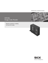 SICK ICR84x Image Code Reader Operating instructions