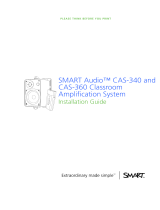 SMART Technologies Audio 340 Installation guide