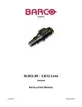Barco XLD 145 - 18 Installation guide