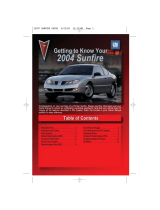 Pontiac Sunfire 2004 User guide