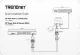 Trendnet TE100-MGBFX Quick Installation Guide