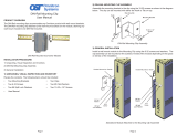 Omnitron Systems TechnologyDIN Rail Wall Mounting Clip Kit