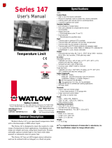 Watlow SERIES 147 User manual