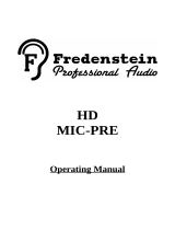 Fredenstein HD MicPre User manual