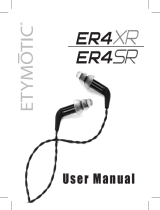 Etymotic Research ER4SR Studio Reference Precision Matched In-Ear Earphones-Complete Features/ User manual
