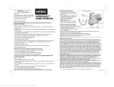 HoMedics HMDX-SPR User manual