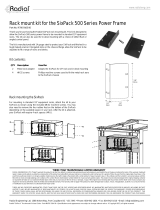 Radial Engineering SixPack Rack Adapter Owner's manual