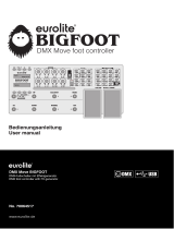 EuroLite DMX Move Bigfoot Foot Control User manual