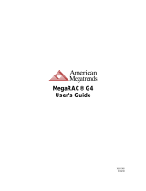 American Megatrends MegaRAC G4 S940 User manual