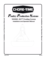 Chore-Time MF830D MODEL H2™ Feeding System Installation and Operators Instruction Manual