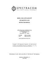 Spectracom  8183A NetClock/GTP GPS Master Clock  User manual