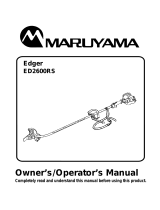 Maruyama ED2600-RS User manual