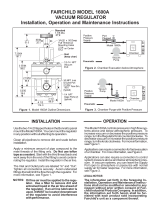 Fairchild High Flow Vacuum Regulator User manual
