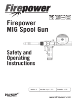 Victor Technologies Firepower Mig Spool Gun User manual