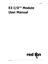 Sixnet E3 I/O Module User manual