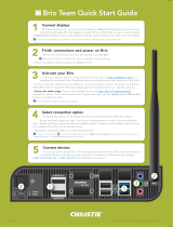 Christie Brio Team User manual