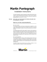 Martin Pantograph bracket User manual