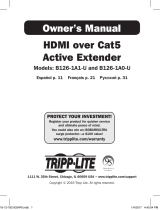Tripp Lite B126-1A1-U & B126-1A0-U Owner's manual