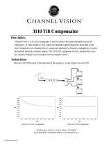 Channel Vision 3110 User manual